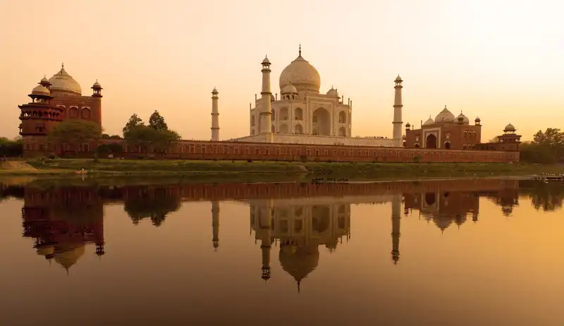 Taj Mahal at Sunset