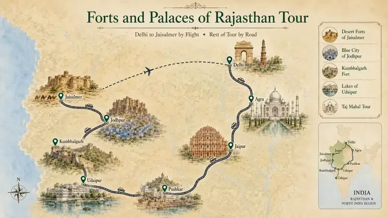 Tour Route Map