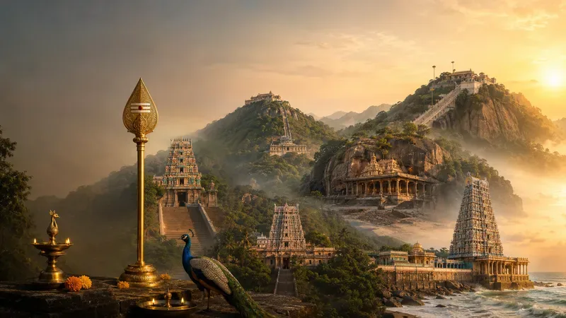 Murugan Arupadai Veedu Tour